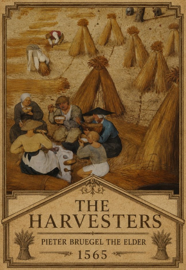 Pieter Bruegel The Harvesters I No6 - Affiche
