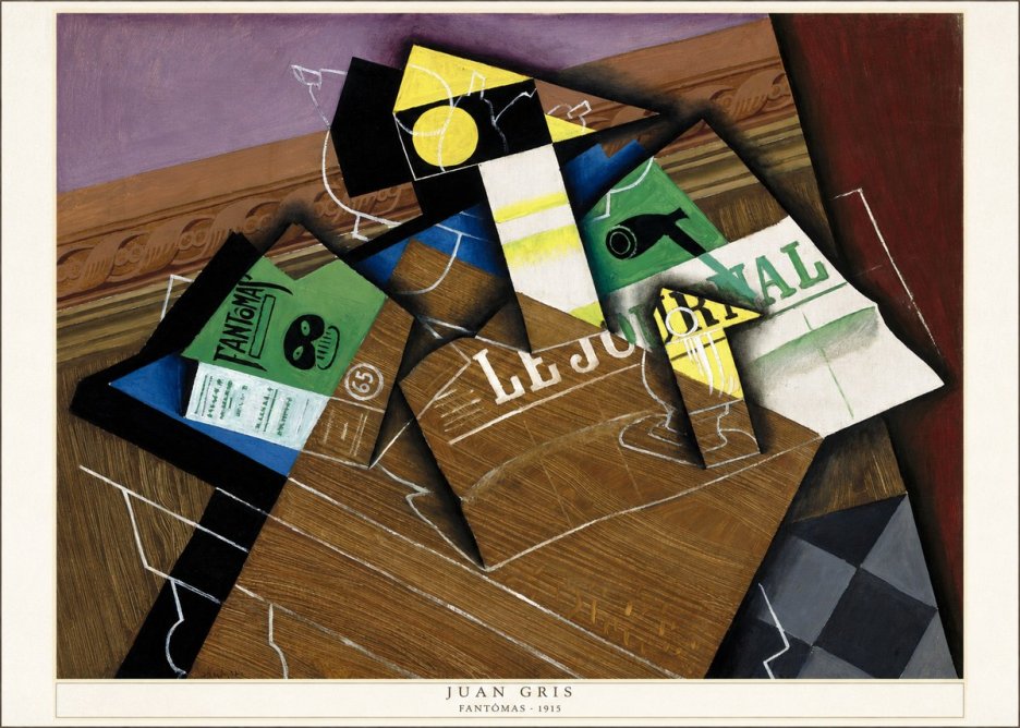 Juan Gris Fantômas II No6 - Affiche