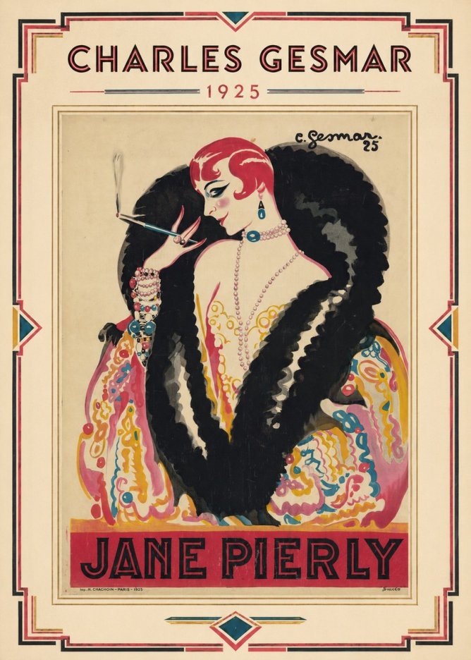 Charles Gesmar Jane Pierly No1 - Affiche