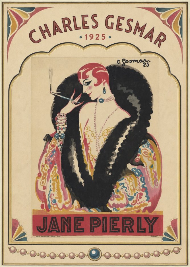 Charles Gesmar Jane Pierly No4 - Affiche
