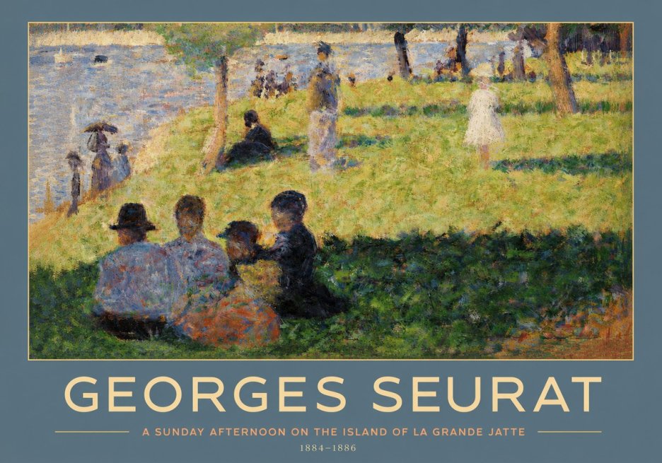 Seurat A Sunday Afternoon on the Island of La Grande Jatte IV No2 - Affiche