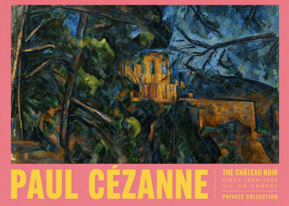Paul Cézanne The Château Noir No3 - Affiche