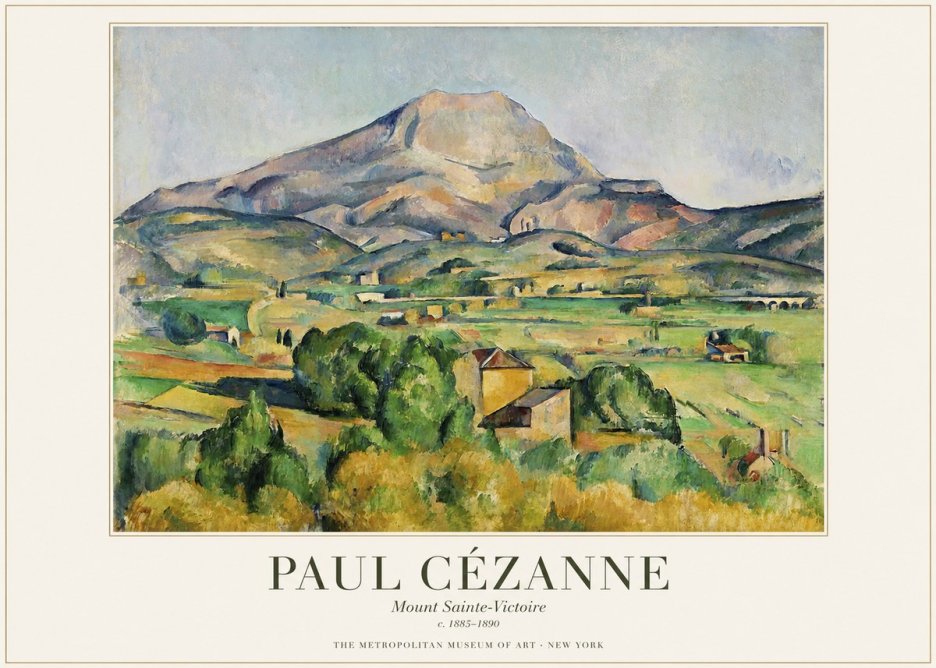 Paul Cézanne Mount Sainte-victoire No1 - Affiche