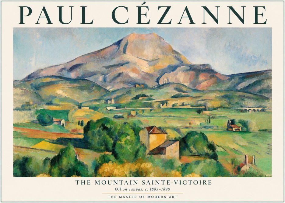 Paul Cézanne Mount Sainte-victoire No2 - Affiche