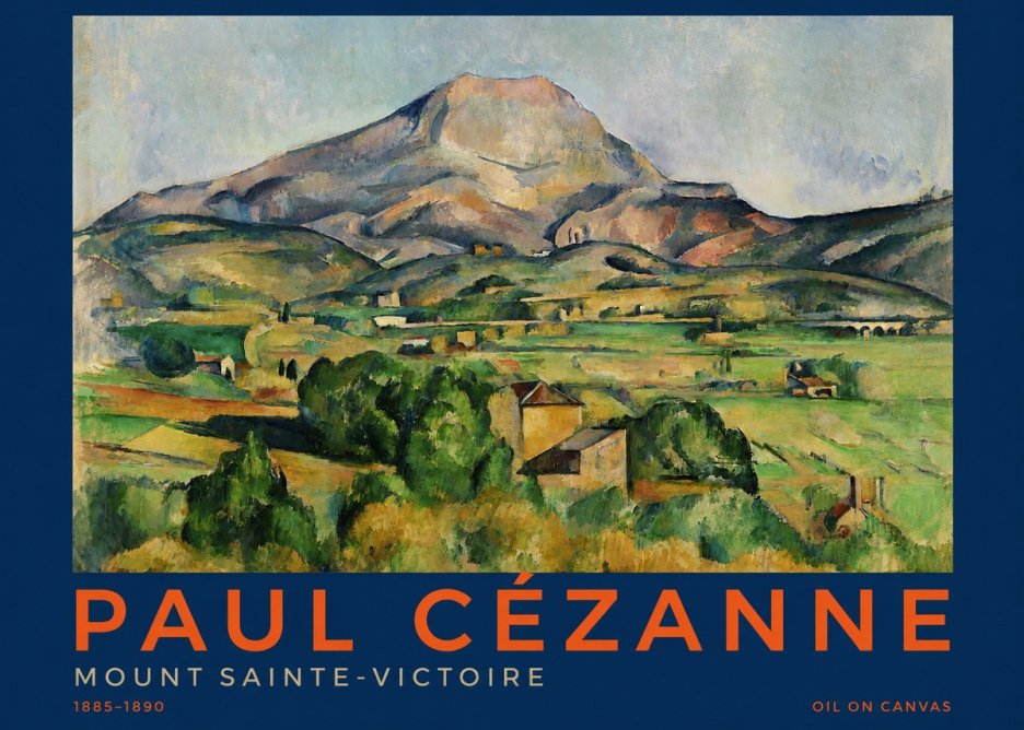 Paul Cézanne Mount Sainte-victoire No3 - Affiche