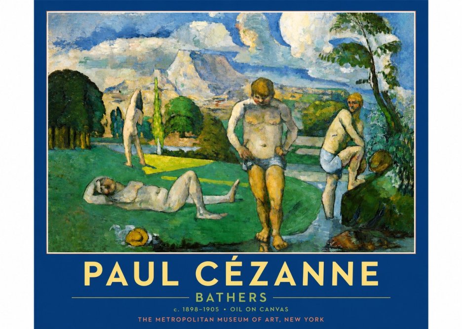 Paul Cézanne Bathers II No2 - Affiche