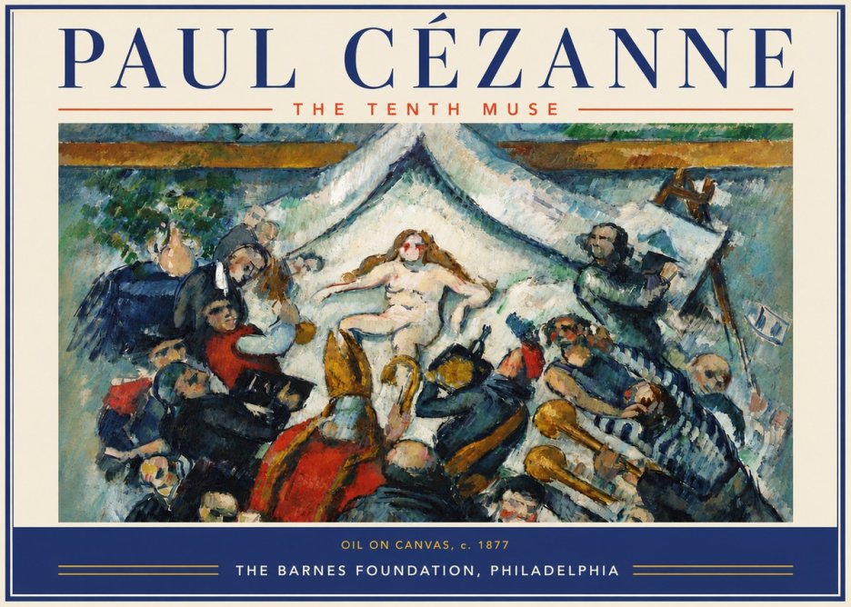Paul Cézanne The Tenth Muse No6 - Affiche