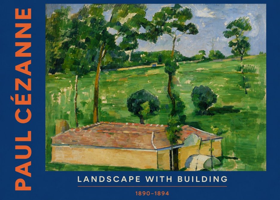 Paul Cézanne Landscape with Building No4 - Affiche
