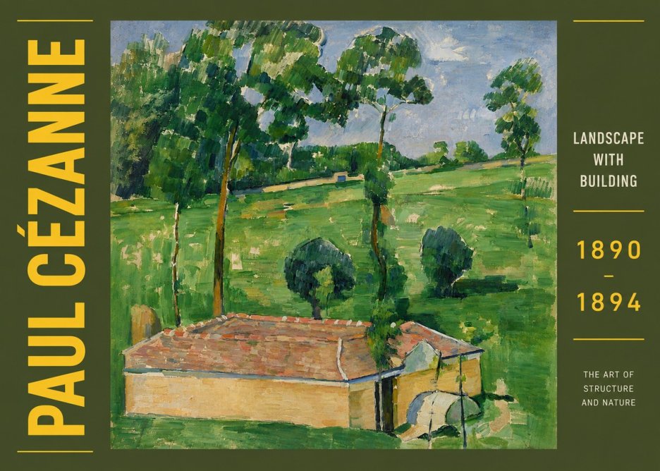 Paul Cézanne Landscape with Building No6 - Affiche