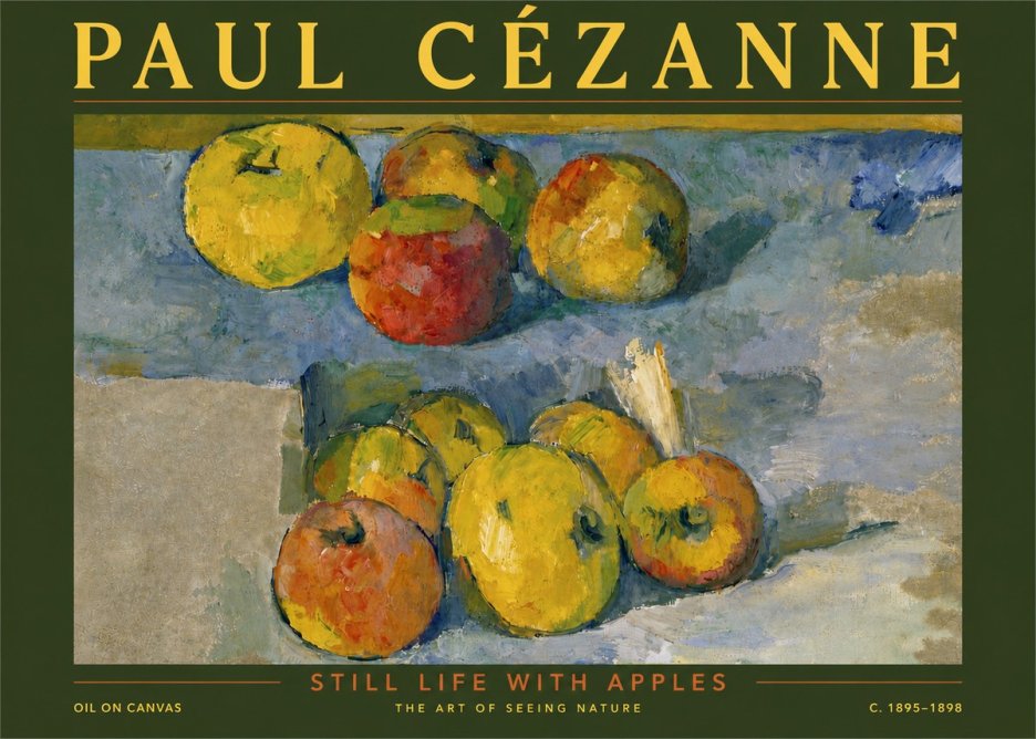 Paul Cézanne Still Life with Apples No5 - Affiche