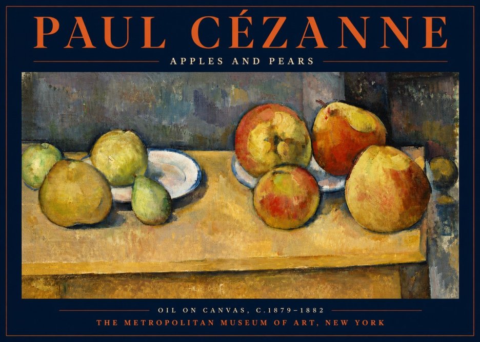 Paul Cézanne Apples and Pears No6 - Affiche