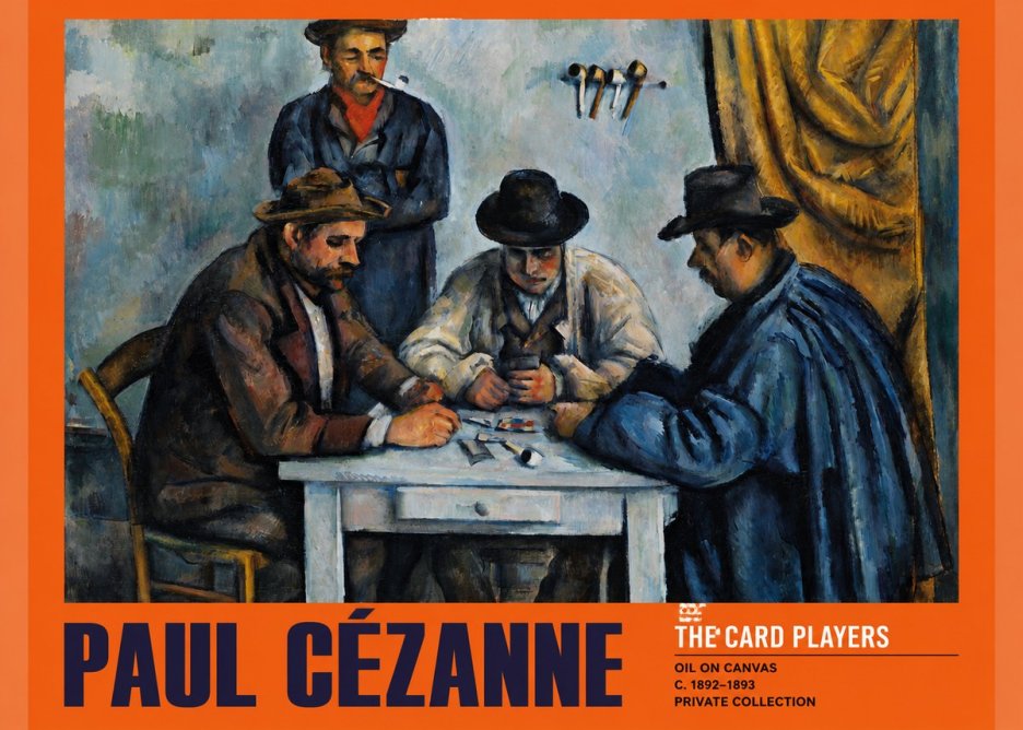 Paul Cézanne The Card Players II No2 - Affiche