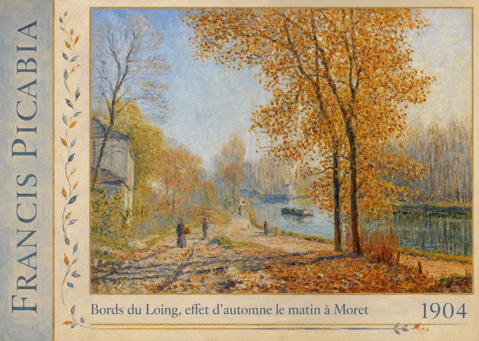 Francis Picabia Bords Du Loing, Effet D'automne Le Matin À Moret No2 - Affiche