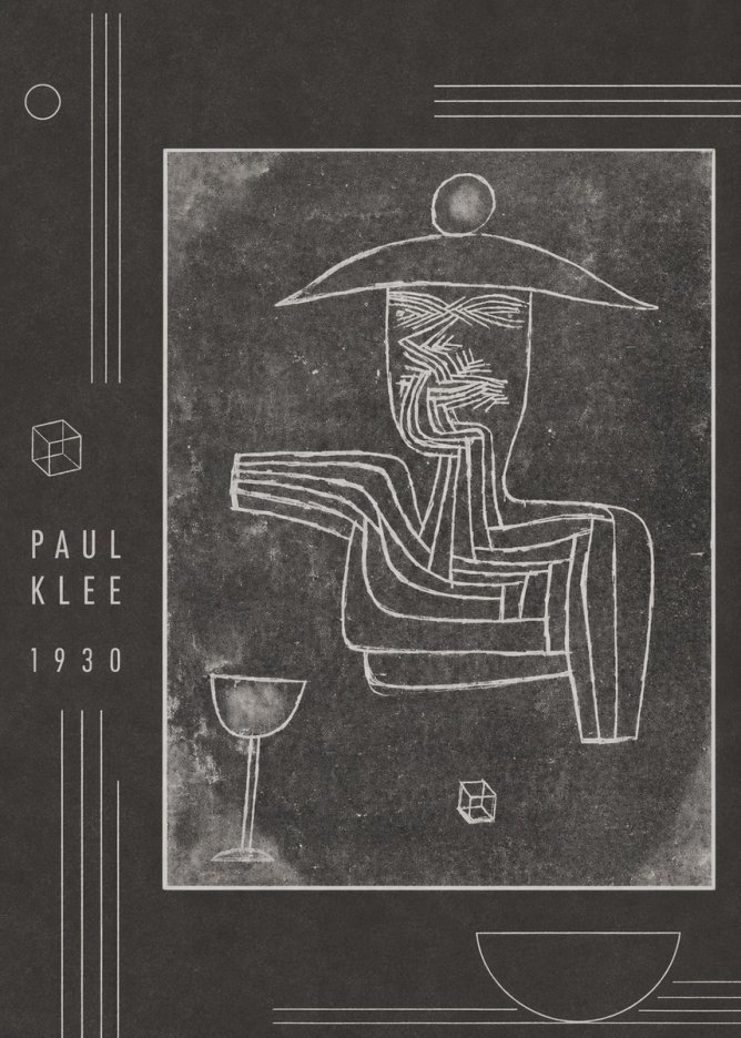 Paul Klee Figure of a Seer No2 - Affiche