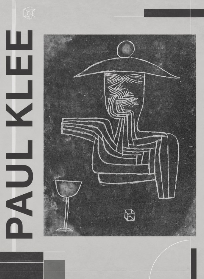 Paul Klee Figure of a Seer No5 - Affiche