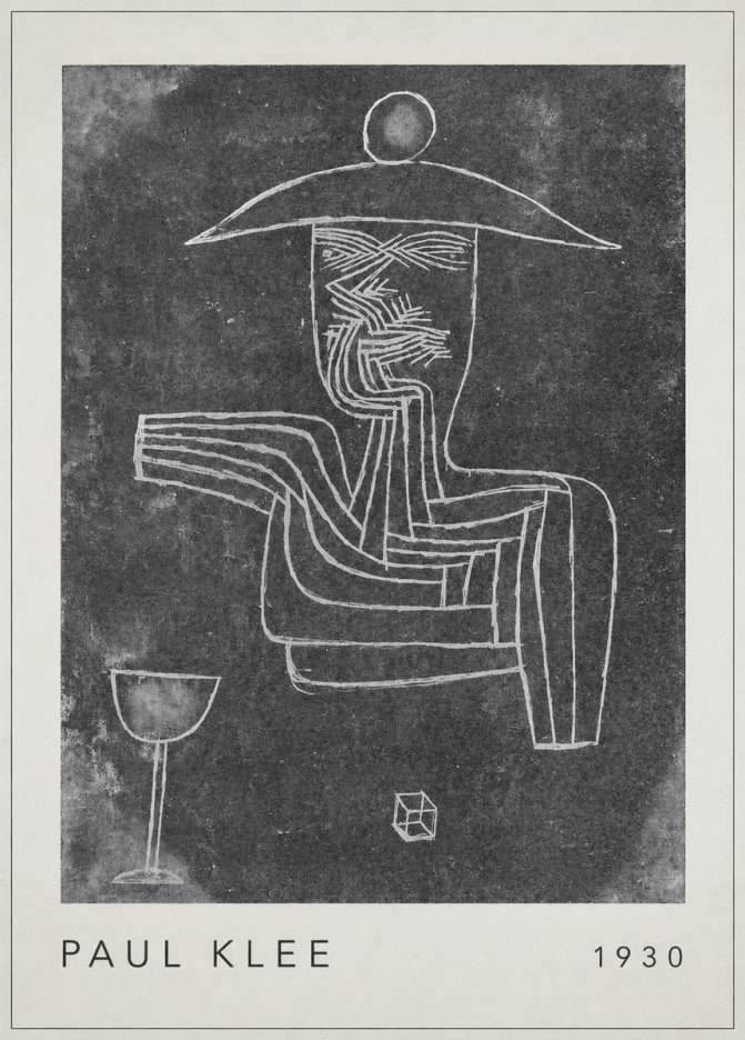 Paul Klee Figure of a Seer No6 - Affiche
