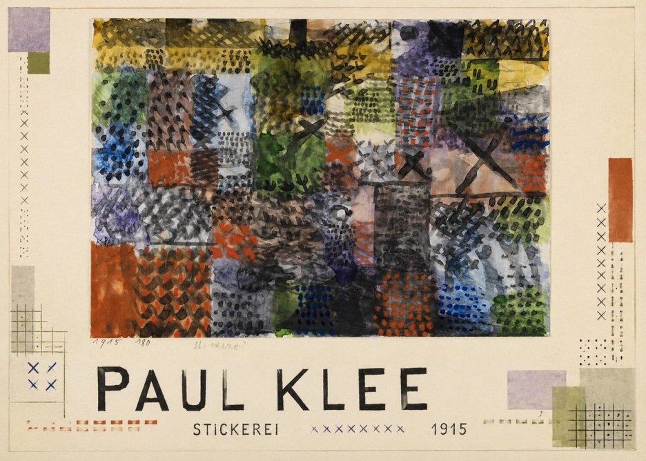 Paul Klee Stickerei No3 - Affiche