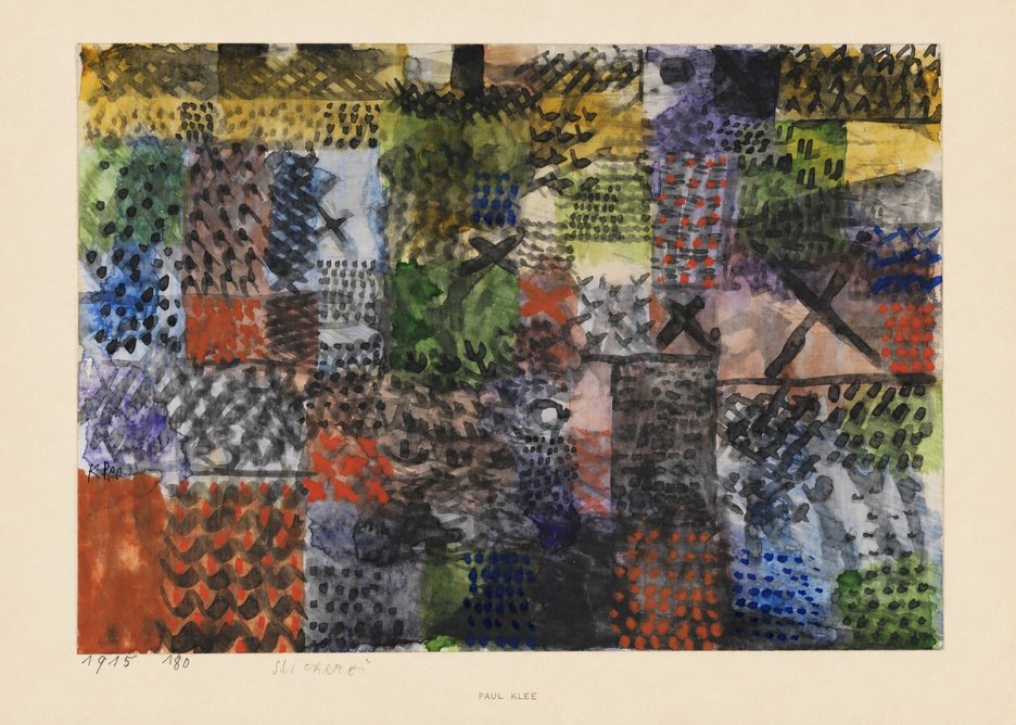 Paul Klee Stickerei No5 - Affiche