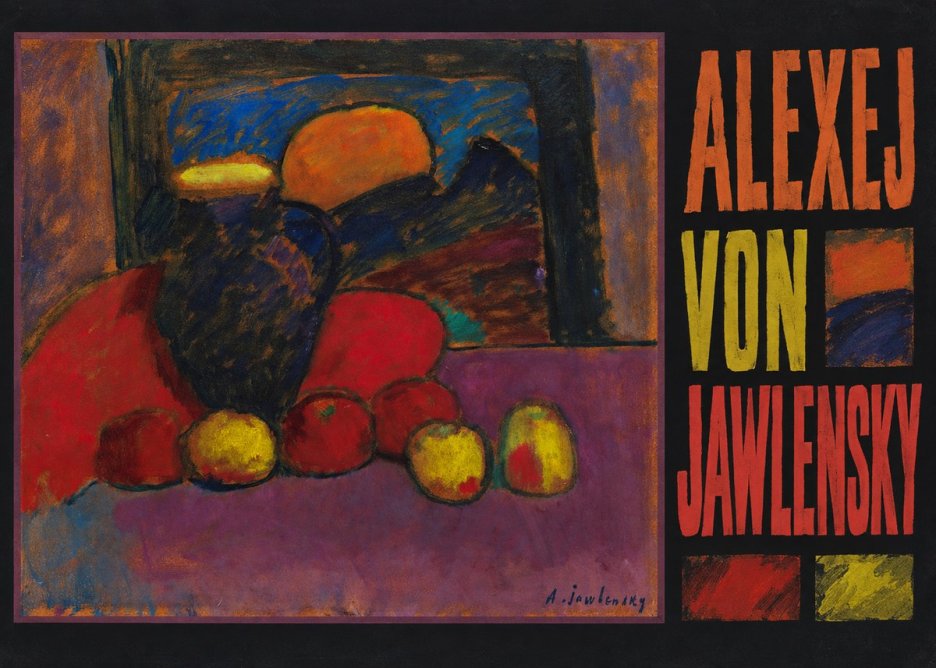 Alexej von Jawlensky Still Life with Vase and Fruit No4 - Affiche