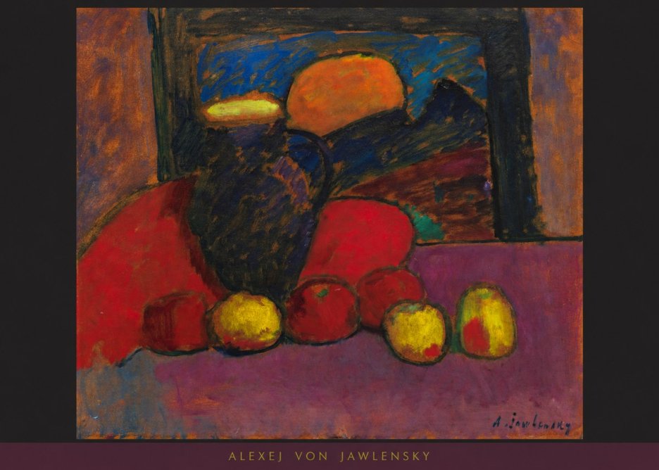 Alexej von Jawlensky Still Life with Vase and Fruit No5 - Affiche