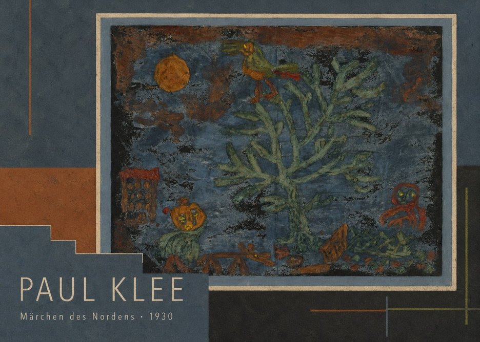 Paul Klee Märchen Des Nordens No1 - Affiche