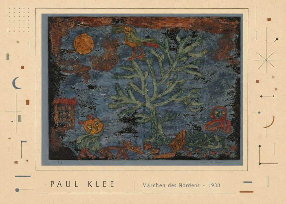 Paul Klee Märchen Des Nordens No2 - Affiche