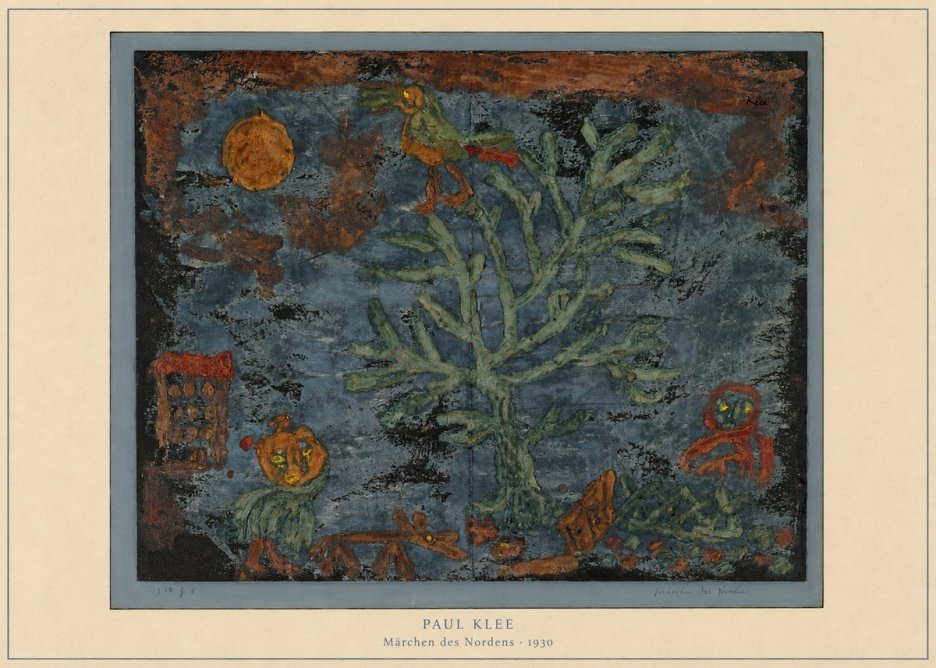 Paul Klee Märchen Des Nordens No6 - Affiche