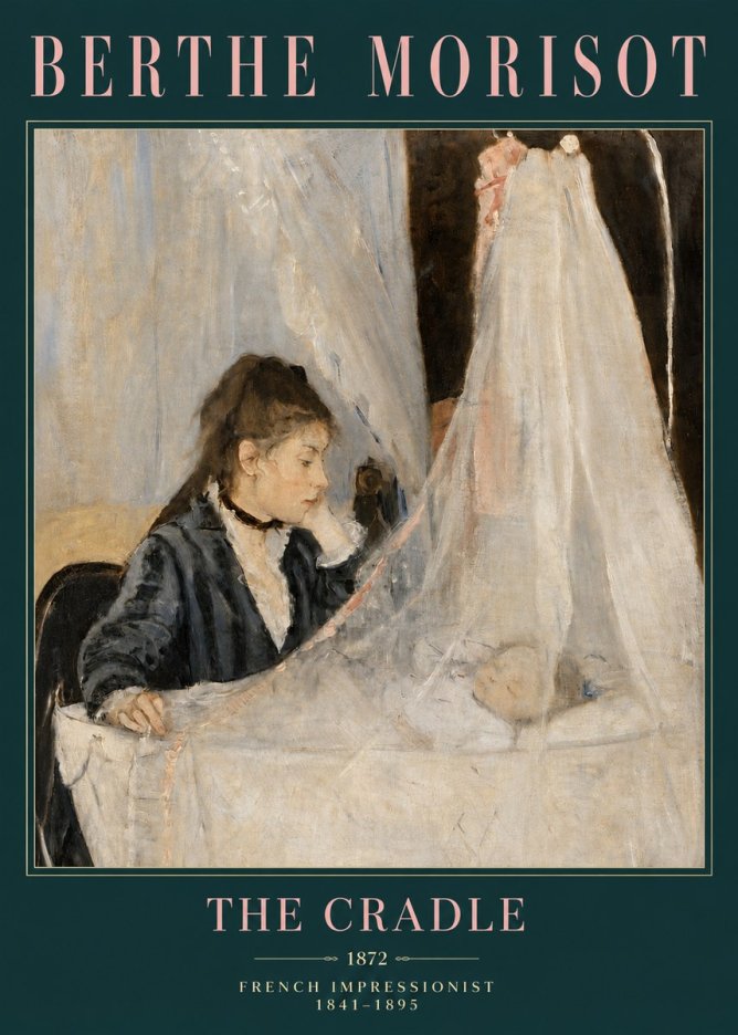 Berthe Morisot The Cradle No3 - Affiche