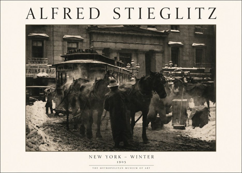 Alfred Stieglitz New York - Winter No1 - Affiche