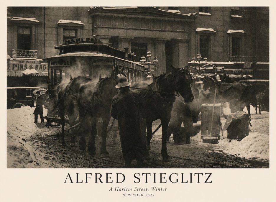 Alfred Stieglitz New York - Winter No3 - Affiche