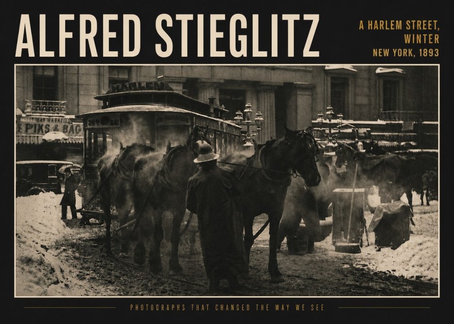 Alfred Stieglitz New York - Winter No5 - Affiche