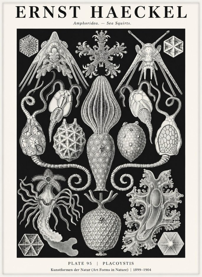 Ernst Haeckel Amphoridea No3 - Affiche