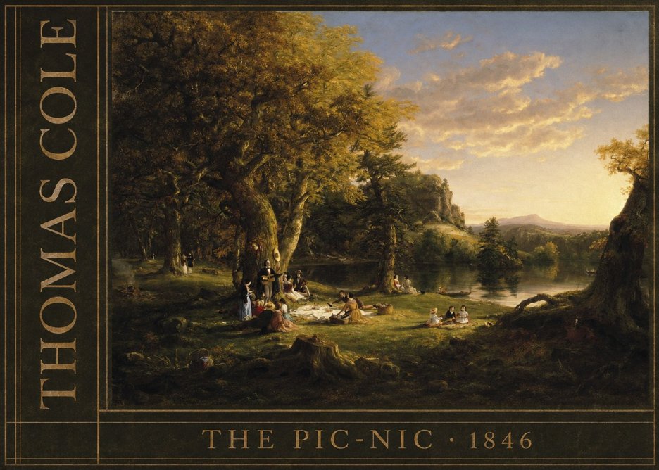 Thomas Cole The Pic-nic I No5 - Affiche