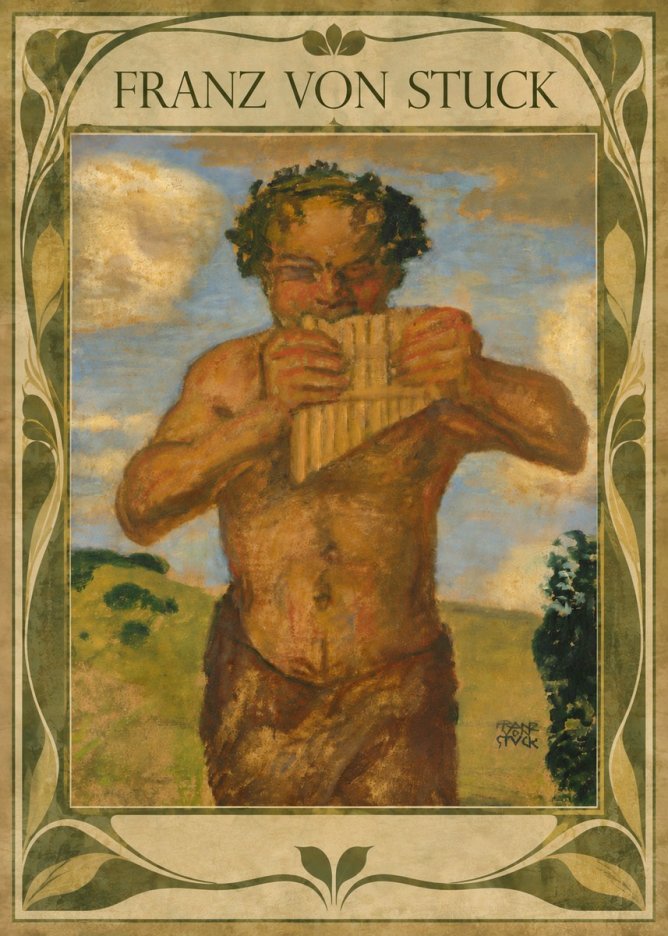Franz von Stuck Faun No5 - Affiche