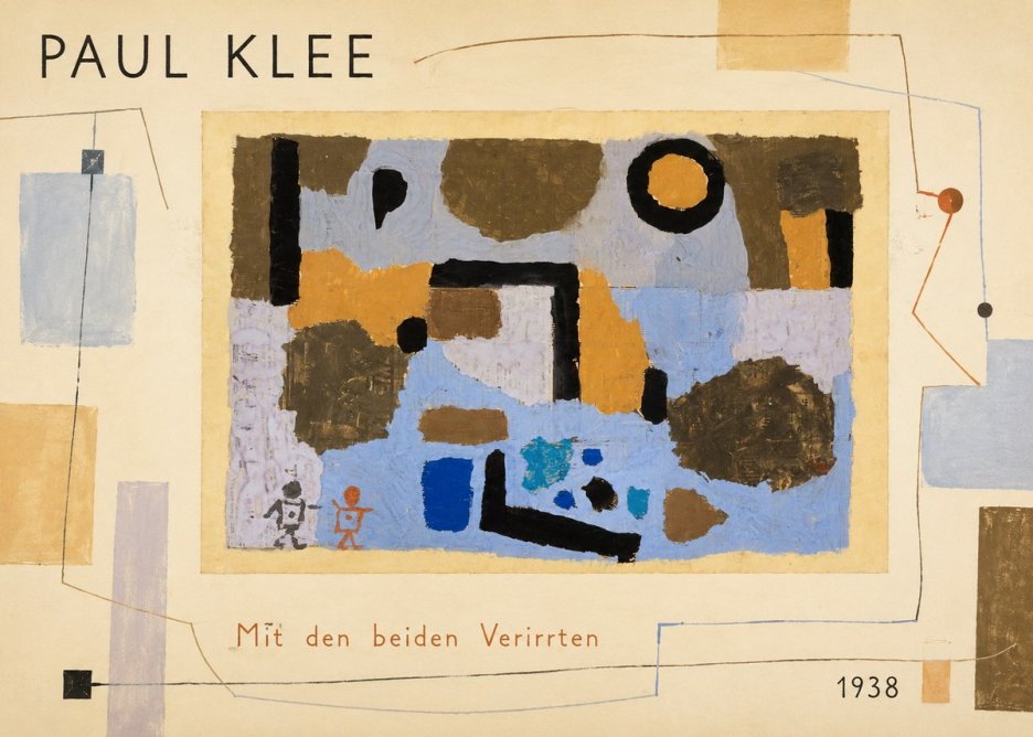 Paul Klee Mit Den Beiden Verirrten No6 - Affiche