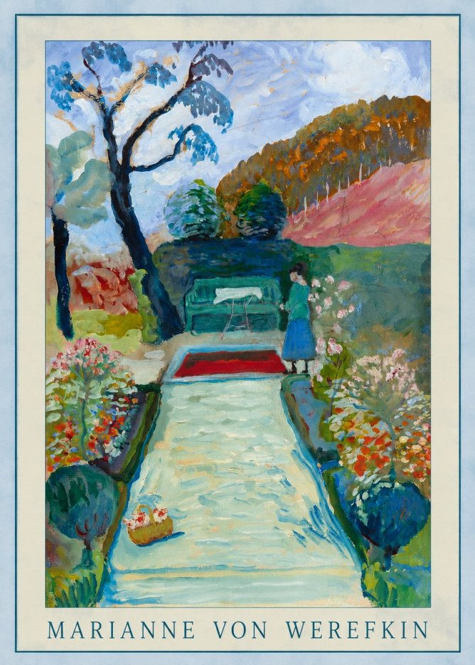 Marianne von Werefkin Summer Garden No1 - Affiche