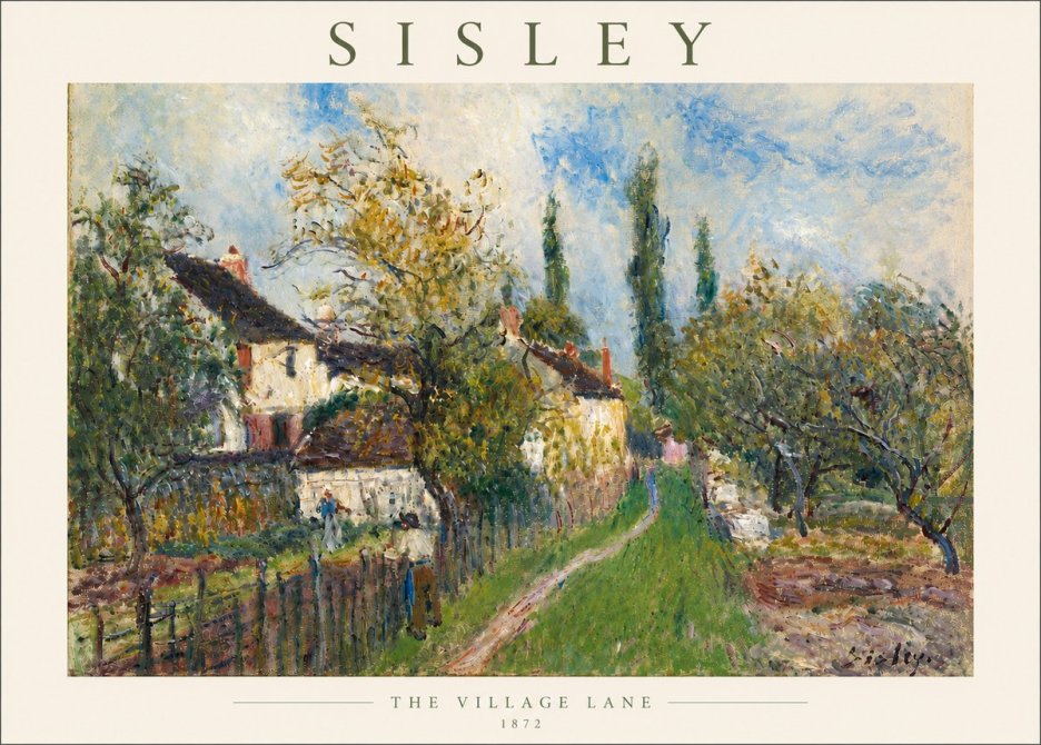 Sisley The Village Lane No5 - Affiche