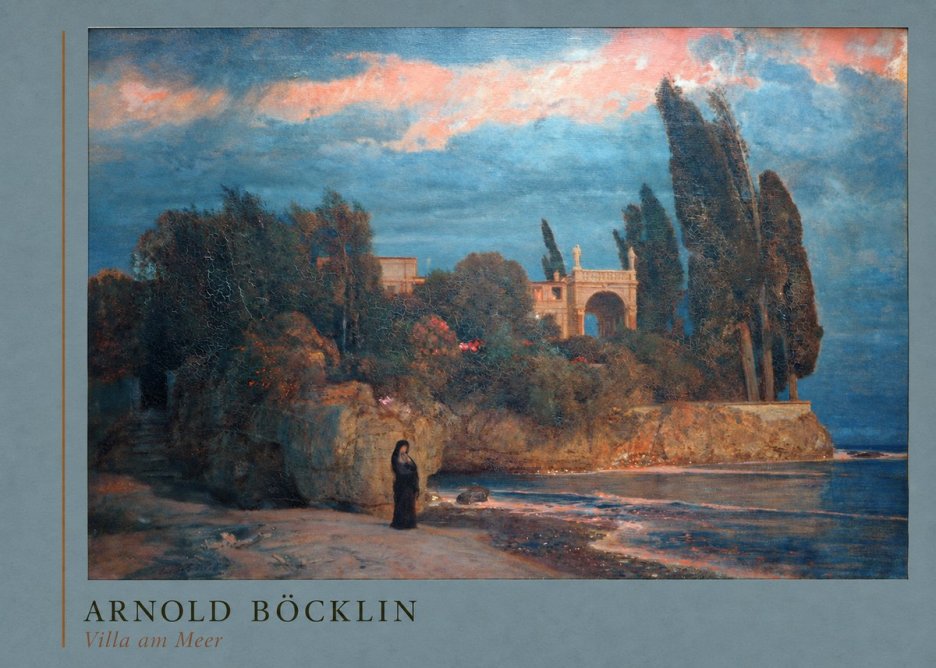 Arnold Böcklin Villa Am Meer No3 - Affiche