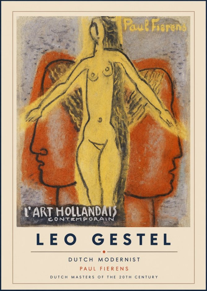 Leo Gestel L'art Hollandais Contemporain I No2 - Affiche