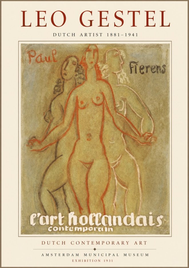 Leo Gestel L'art Hollandais Contemporain II No1 - Affiche