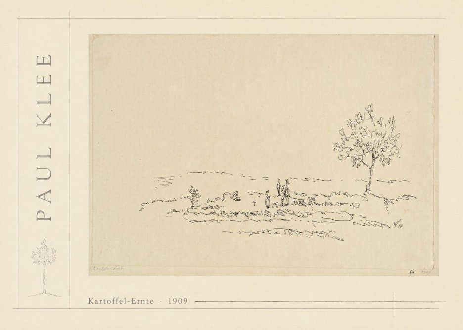 Paul Klee Kartoffel-ernte No2 - Affiche