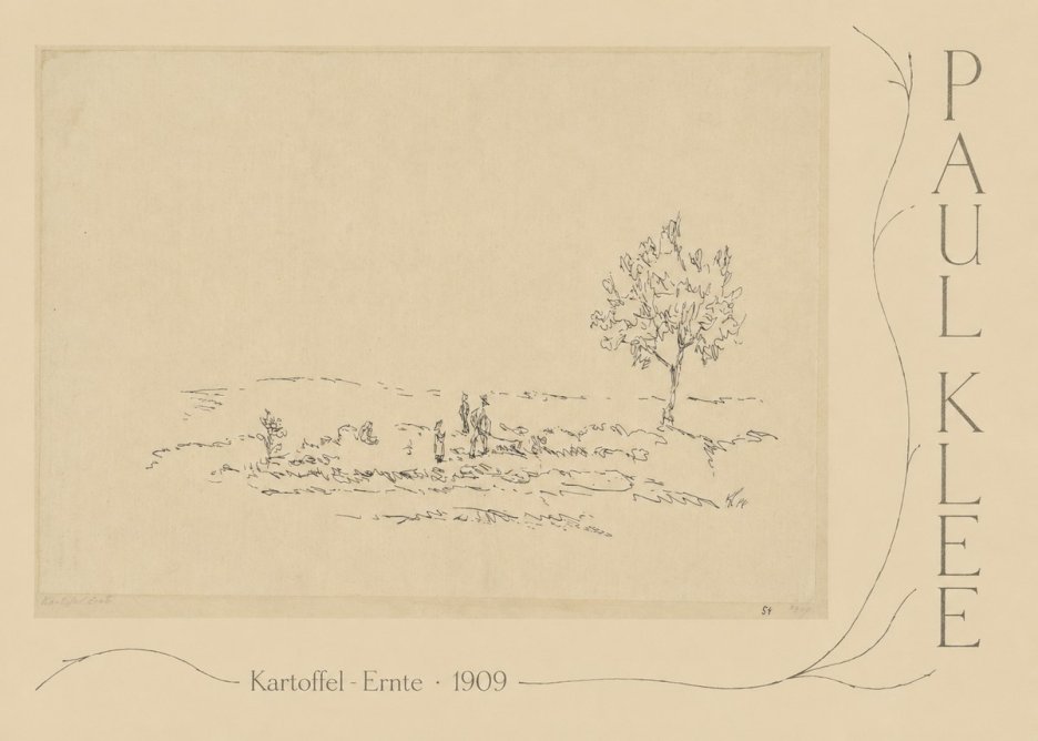 Paul Klee Kartoffel-ernte No5 - Affiche