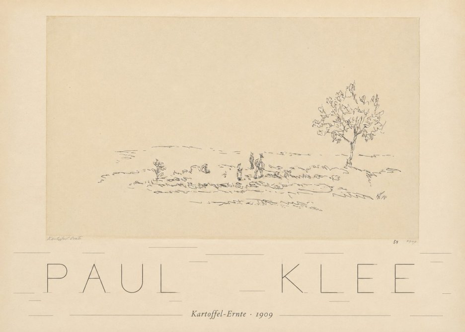 Paul Klee Kartoffel-ernte No6 - Affiche