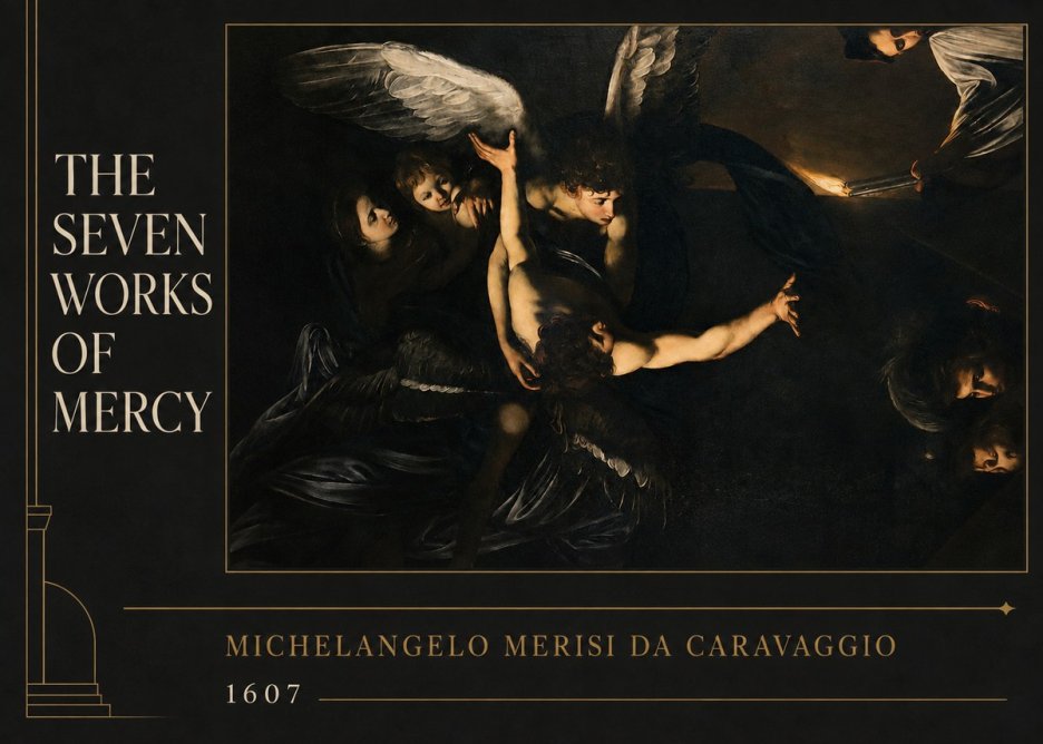 Michelangelo Merisi da Caravaggio The Seven Works of Mercy II No2 - Affiche