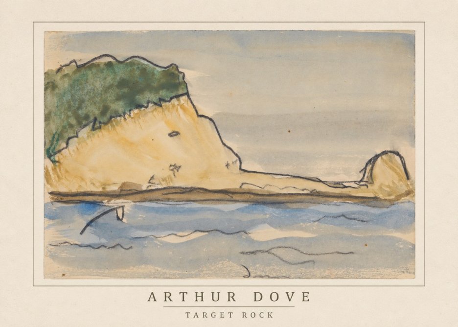Arthur Dove Target Rock No4 - Affiche