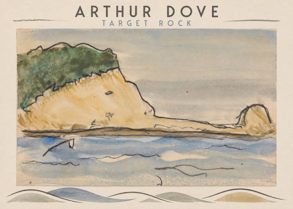 Arthur Dove Target Rock No6 - Affiche