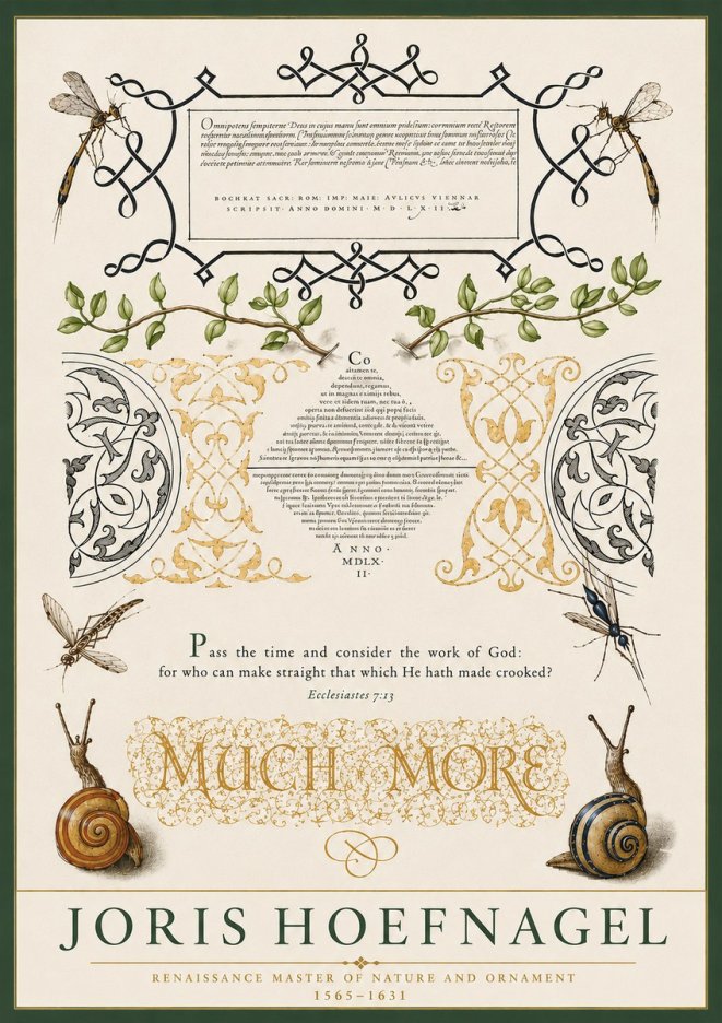 Joris Hoefnagel Memento Mori No5 - Affiche