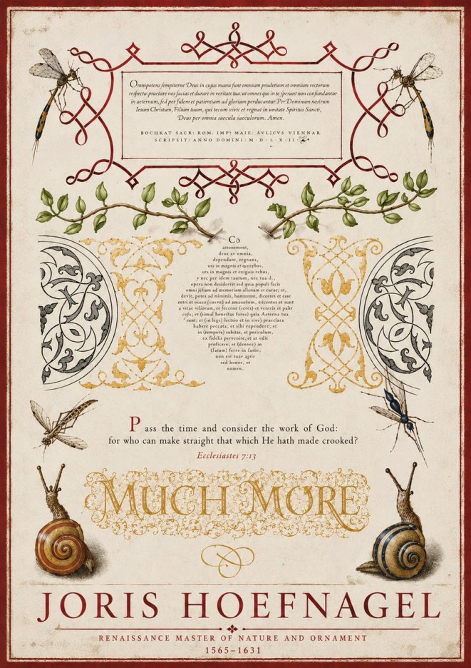 Joris Hoefnagel Memento Mori No6 - Affiche