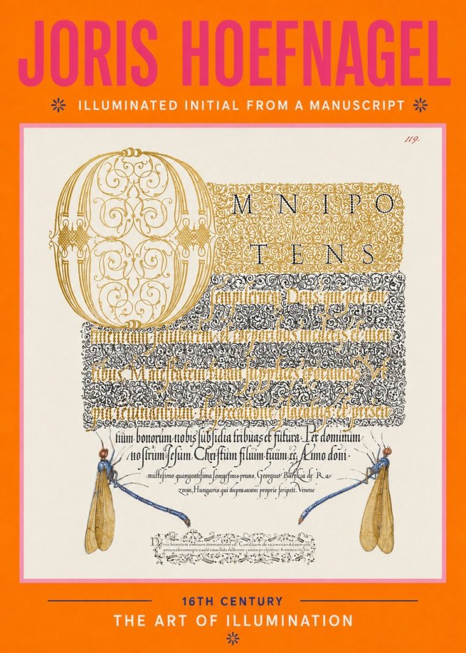 Joris Hoefnagel Omnipotens No5 - Affiche