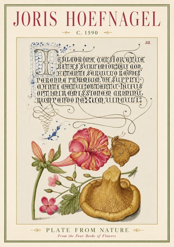 Joris Hoefnagel A Study of Nature II No5 - Affiche